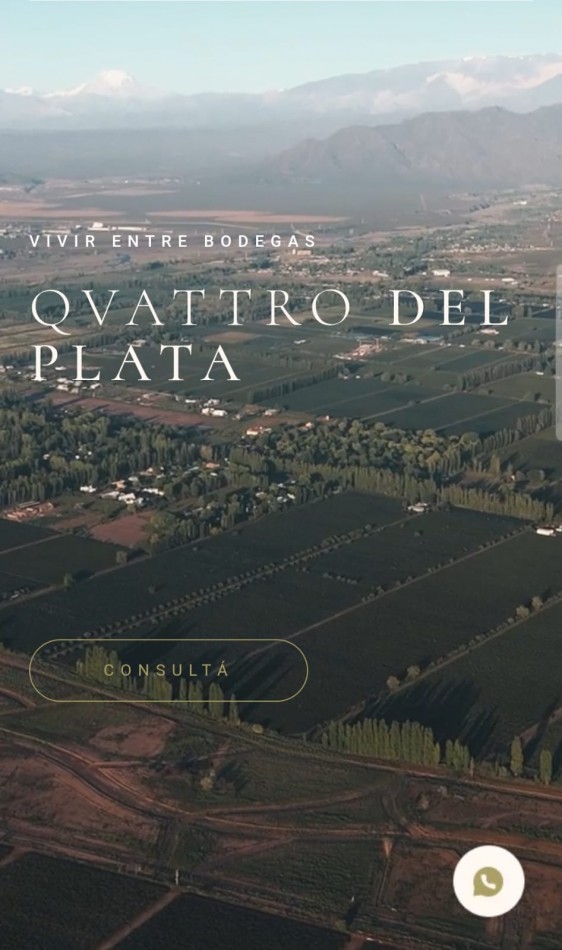 Lote en Venta en El Barrio Qvattro del Plata en Vistalba Lujan de Cuyo