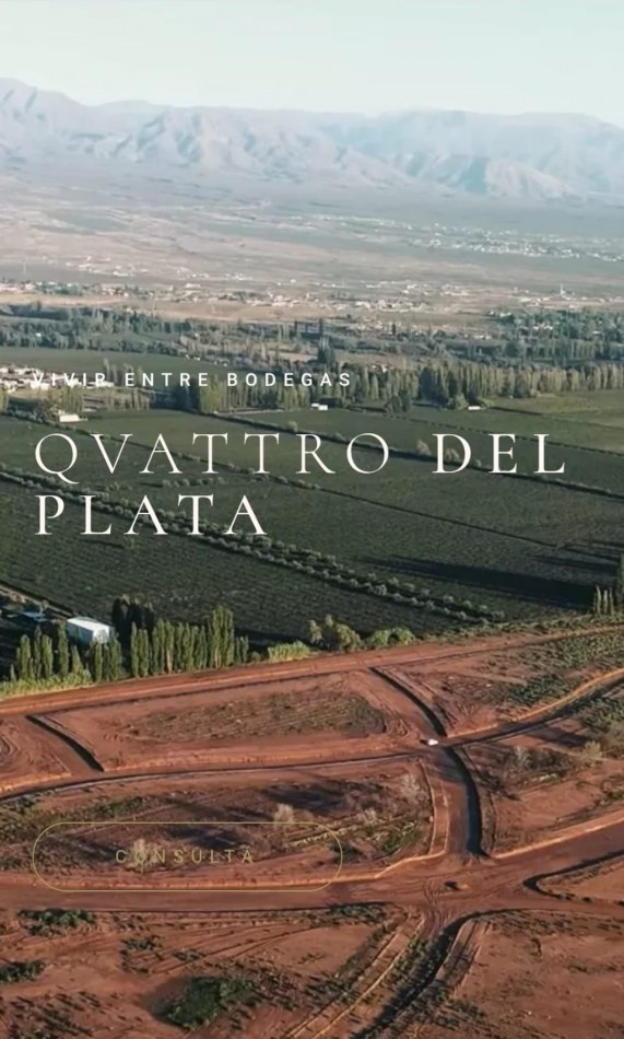 Lote en Venta en El Barrio Qvattro del Plata en Vistalba Lujan de Cuyo