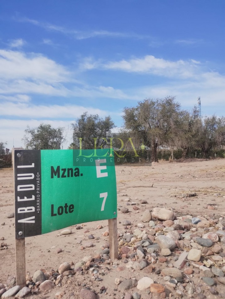 LOTE EN VENTA EN BARRIO PRIVADO ABEDUL EN LUJAN DE CUYO