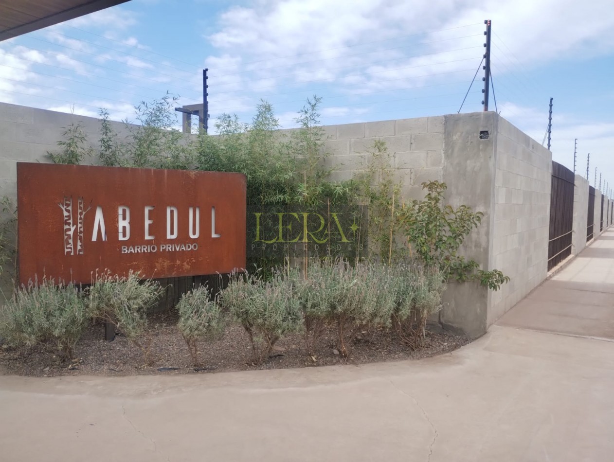 LOTE EN VENTA EN BARRIO PRIVADO ABEDUL EN LUJAN DE CUYO